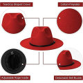 Unissex Felt Fedora Trilby Sun Panamá chapéu